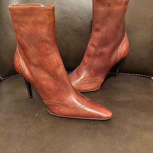 Gorgeous Ralph Lauren Collection Leather Boots- Never Worn